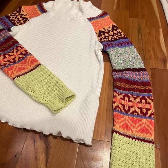 Free People Prism Ivory Sweater Size XS - Picture 13 of 13